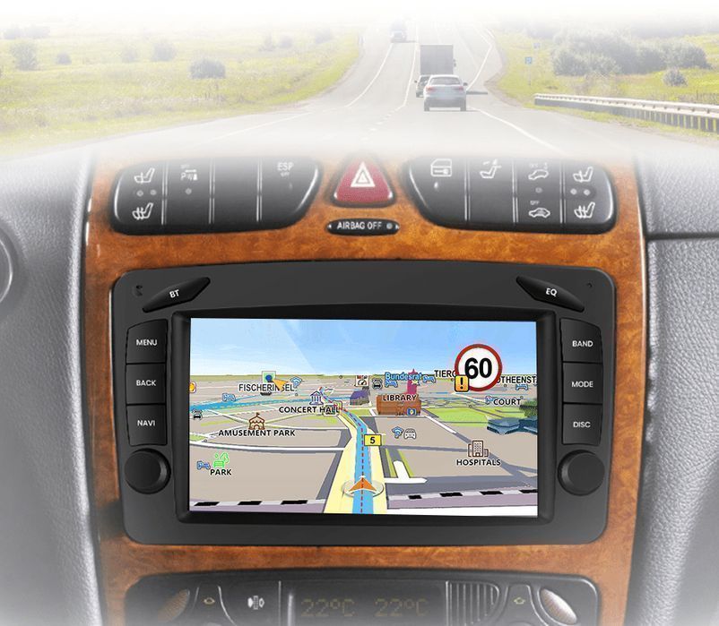 Radio nawigacja Mercedes Benz CLK W209 W203 W463 W208 Android