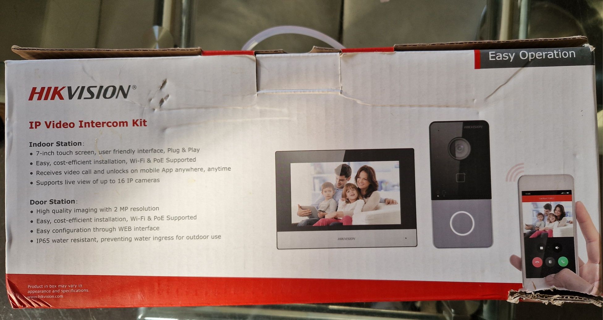 Zestaw wideodomofon videodomofon DS-KIS603-P