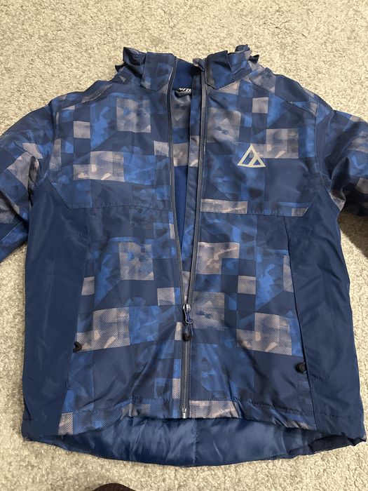 Kurtka granatowa narciarska Lidl 122/128 cm