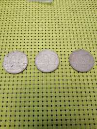 w dobrym stanie  trzy monety z 1990r. 100zł