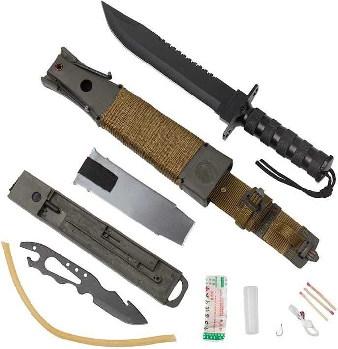 bsh adventure n-266 wielofunkcyjny nóż wojskowy rambo multitool N-266