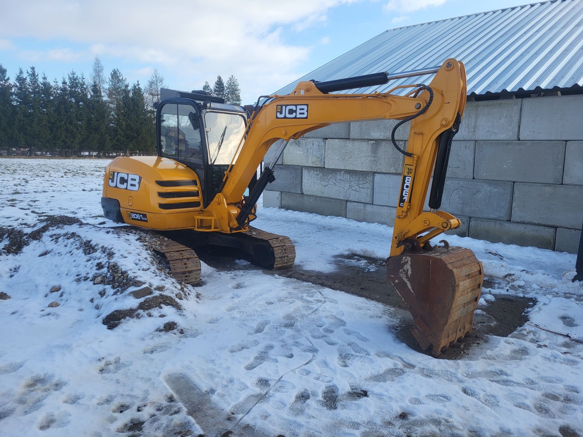 Koparka gąsienicowa JCB 8061 6 t cat wacker bobcat komatsu