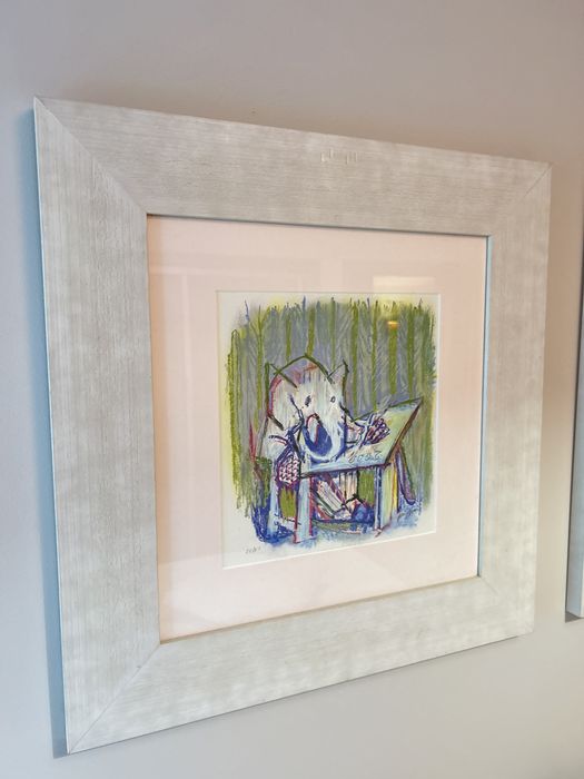 Júlio Pomar, Elefante estudioso x2 litografia