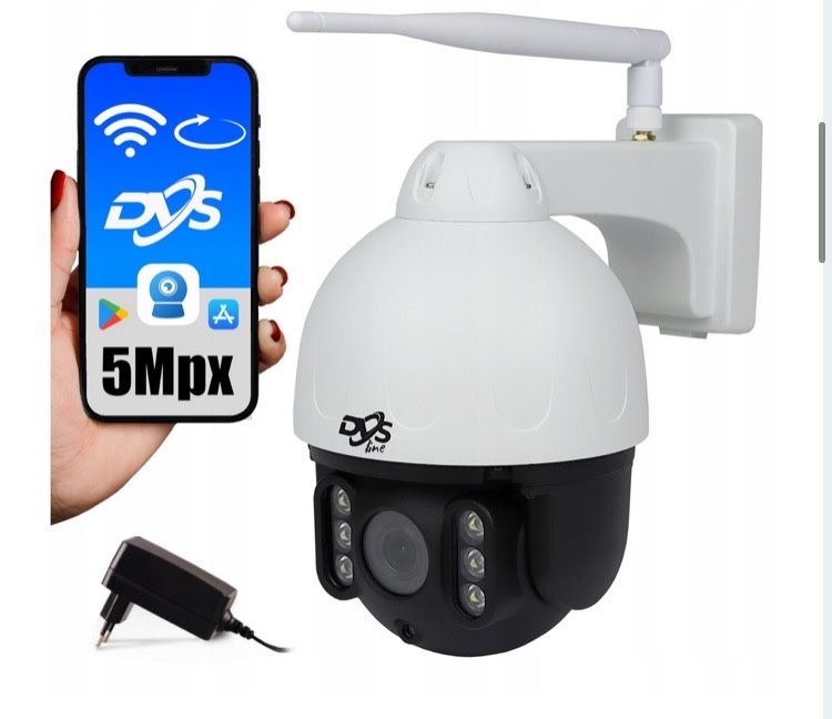 Kamera obrotowa  PTZ IP WiFI 5Mpx GRATIS 2 x Bester ip