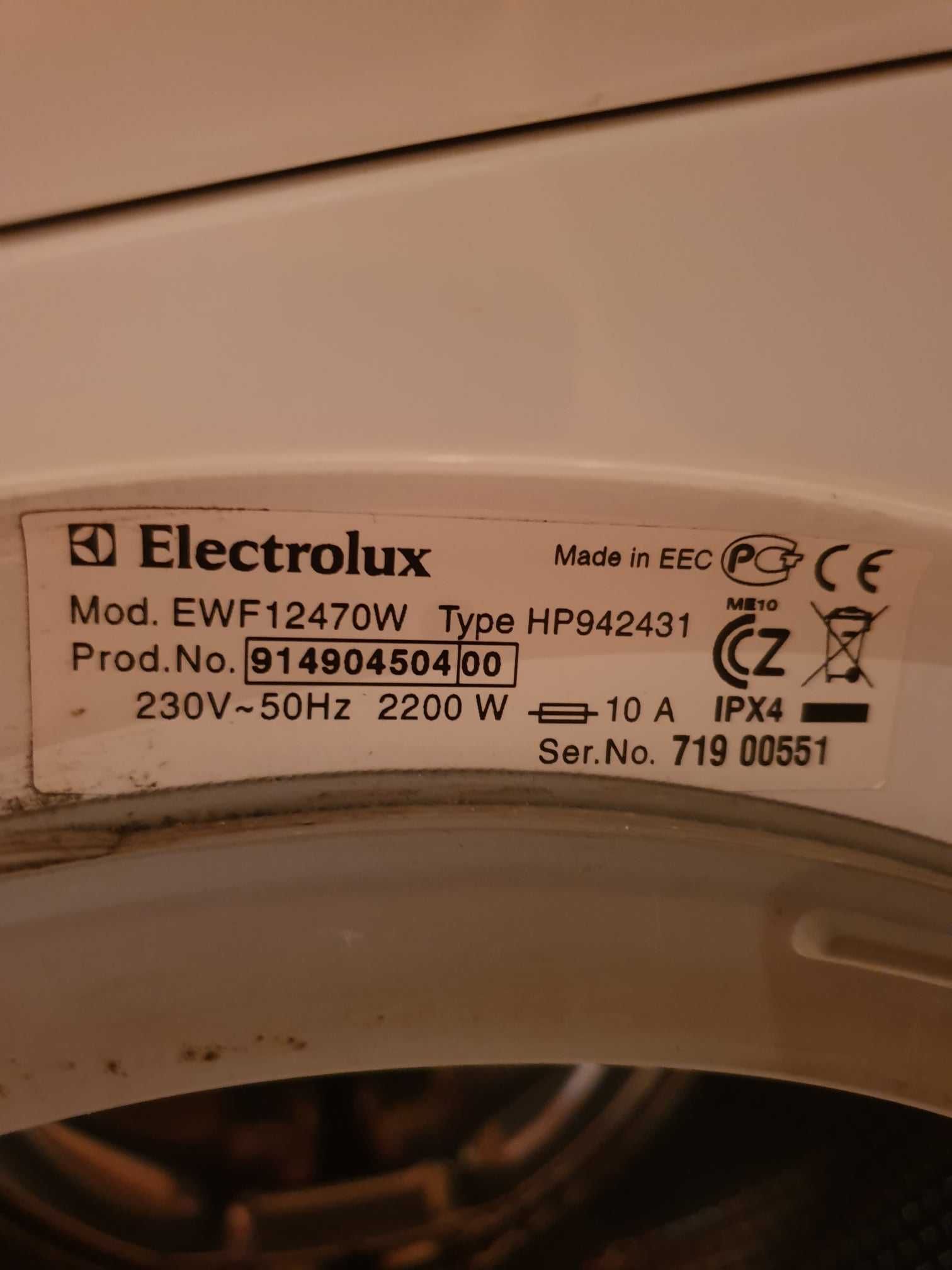 Pralka Elektrolux EWF 12470W