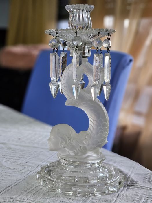 Castiçal de cristal - Sereia