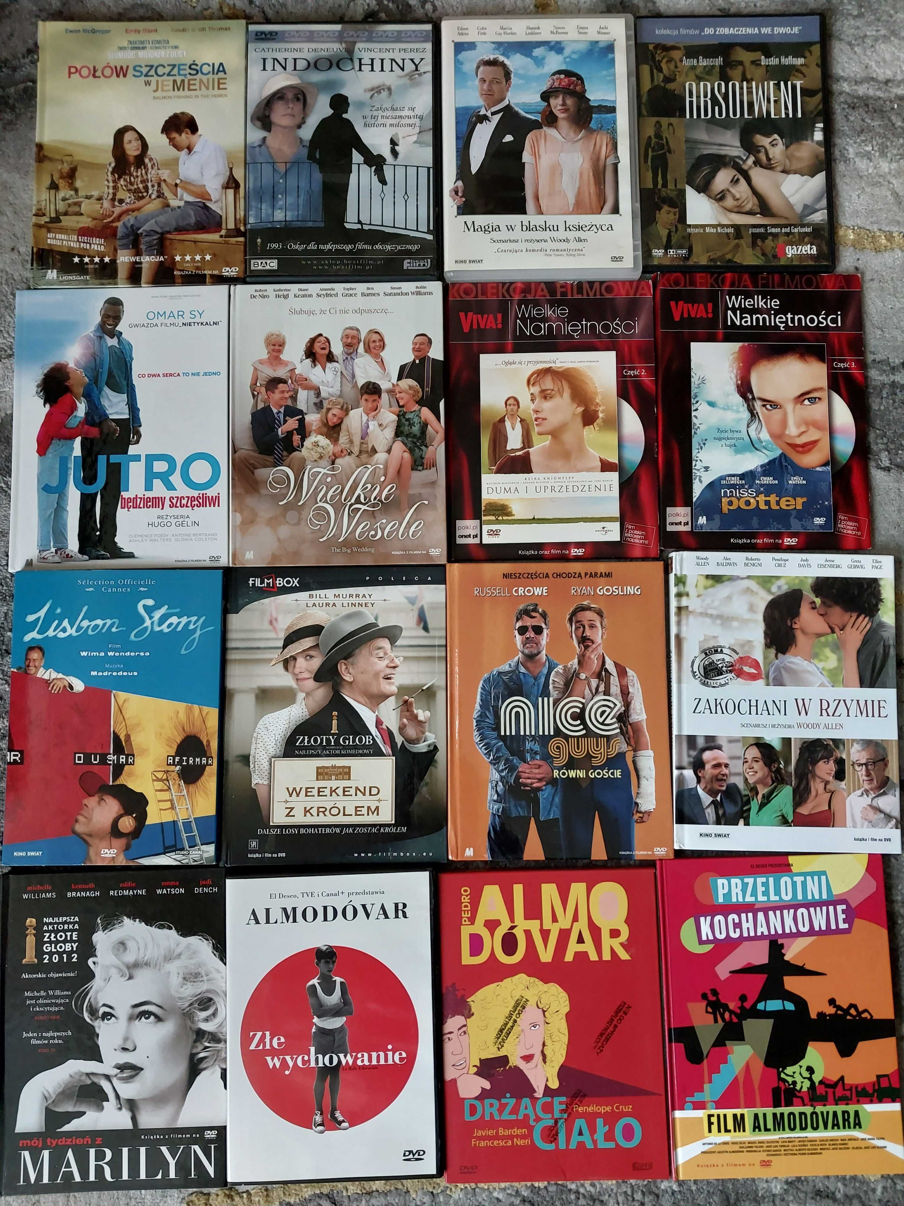 16 filmów DVD super cena za całość tanio!