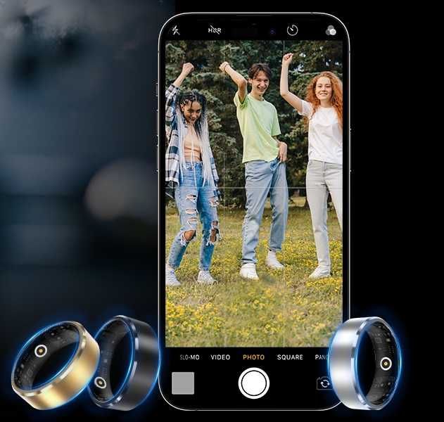 Smart Ring Fitness Tracker krokomierz YD LIFE srebrny rozmiar #10