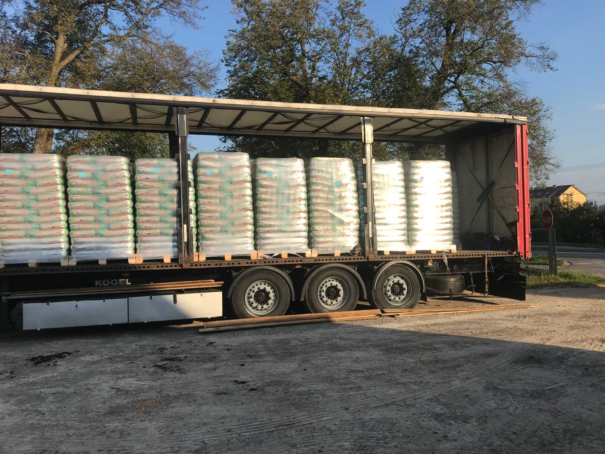Pellet drzewny Rafit Olczyk Ikea EN+ A1 dowóz winda Womar Stale