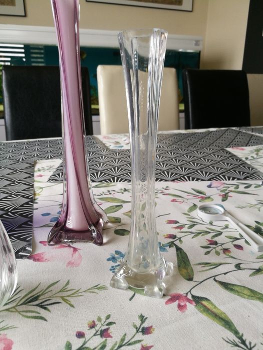 Flakony flakoniki  PRL kryształ szkło