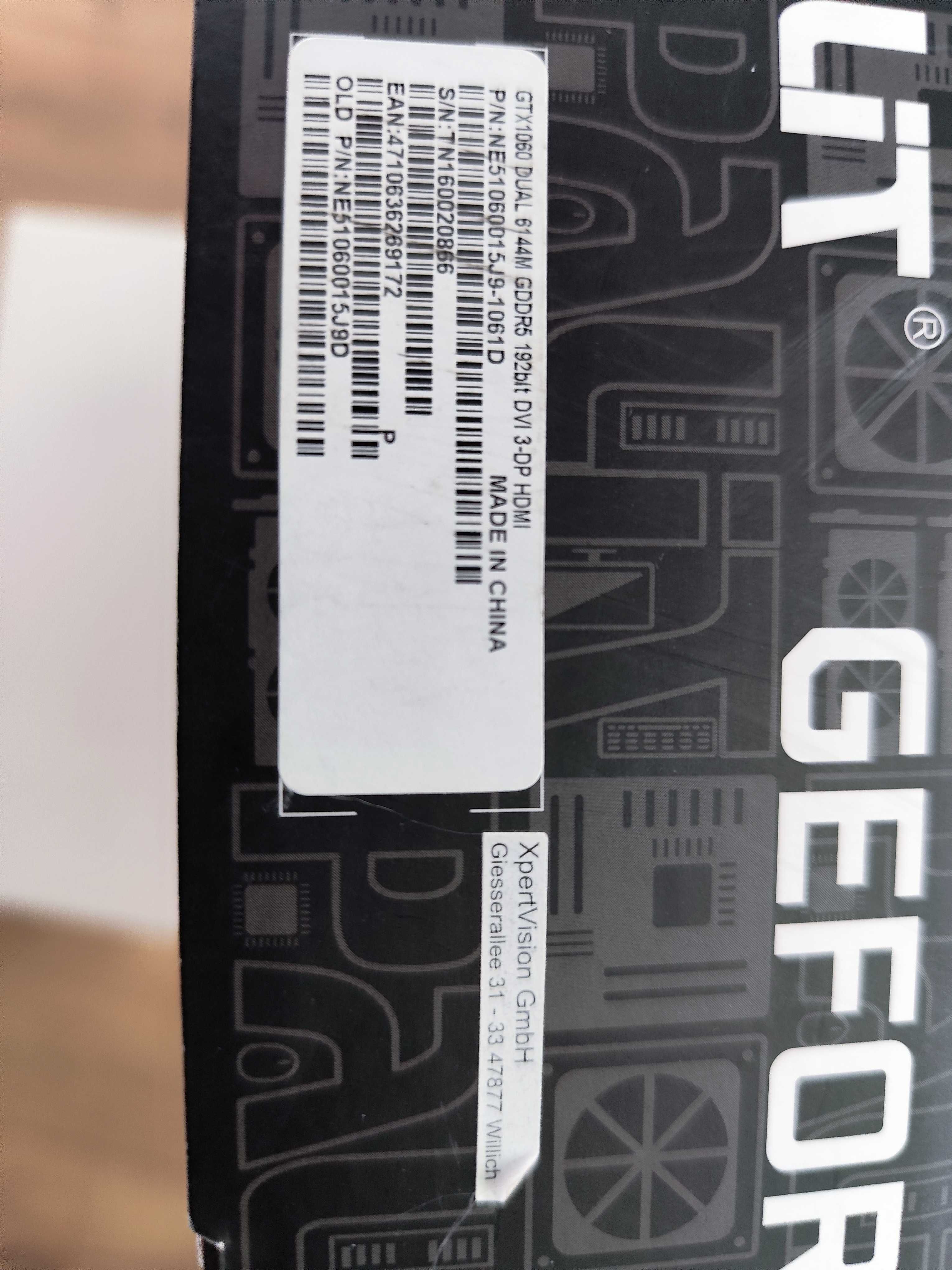 Karta Graficzna Palit GeForce GTX 1060 6GB GDDR5