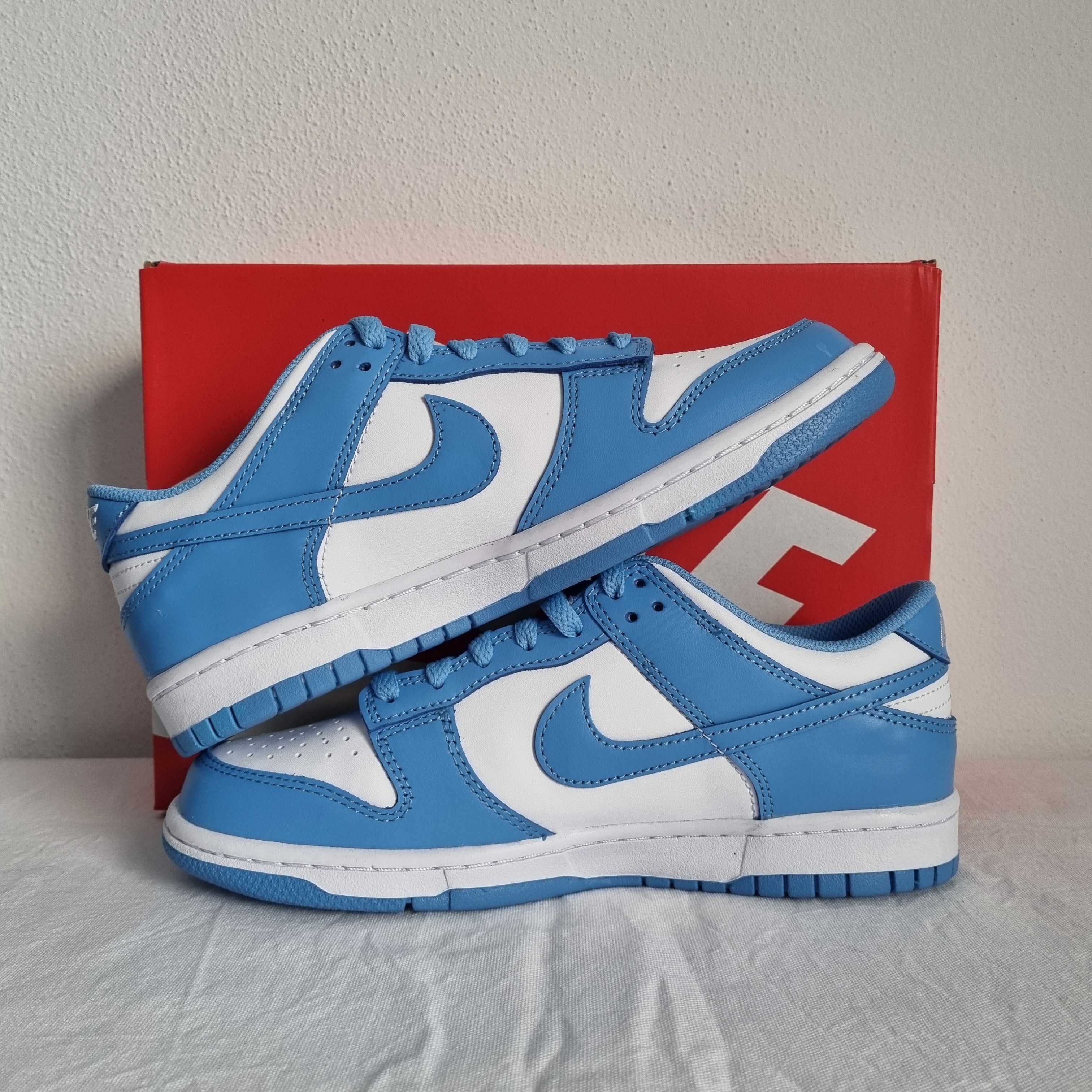 Nike Dunk Low "UNC" (GS) - Tamanho 39