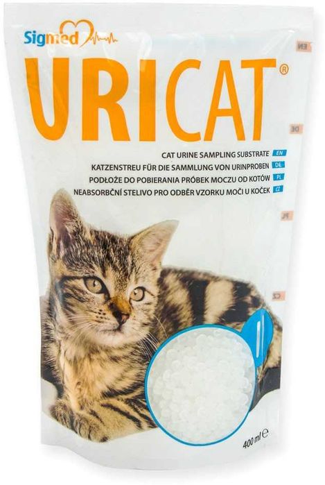 Żwirek podłoże do pobierania moczu od kotów Uricat