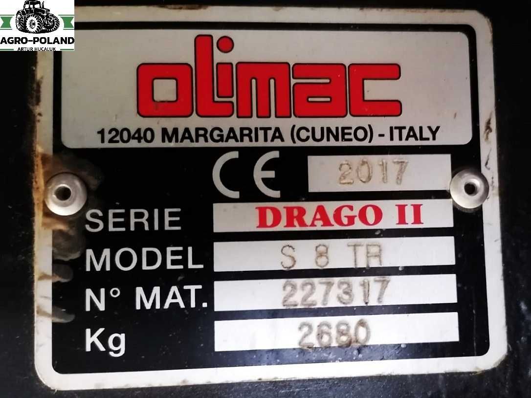 Кукурузная жатка OLIMAC DRAGO 2 - S 8 TR - 8X70 - 2017