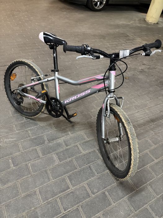 Rower dziecięcy kross różowy