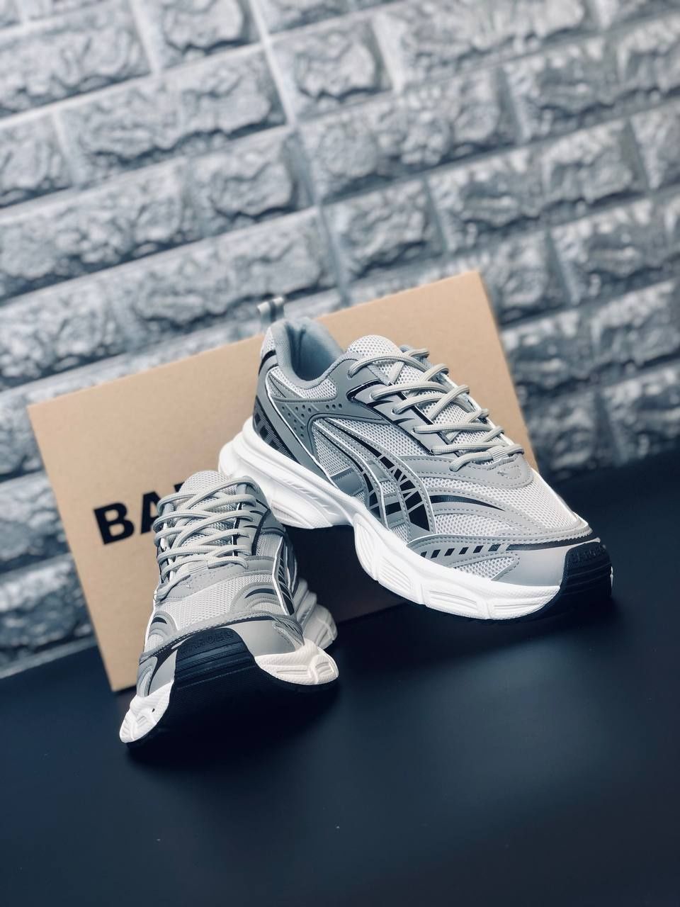 Кроссовки мужские баленсиага серые топовые кроссы Balenciaga