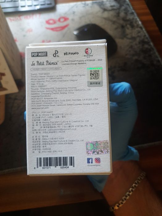НОВАЯ оригинальная POP MART Hirono Le Petit Prince