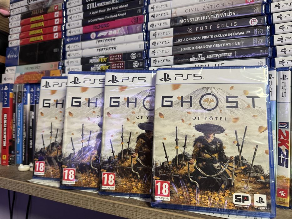 Нові офіційні диски Ghost of Yotei (PS5) (рос дубляж)