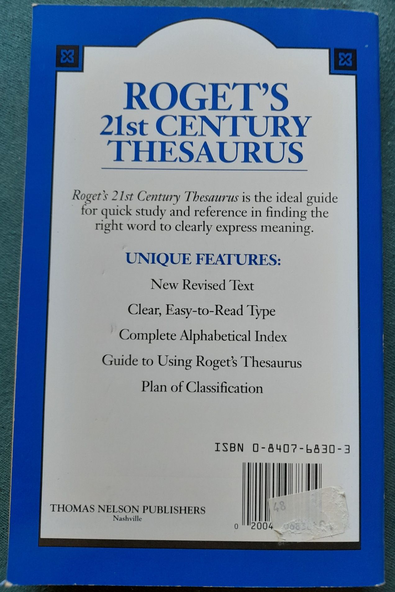 Roget's 21st century thesaurus - angielski słownik synonimów