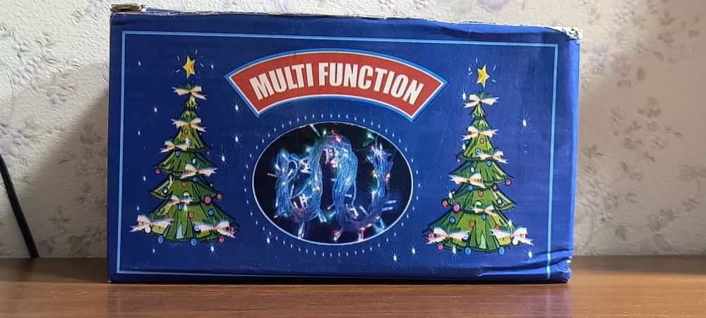 Гірлянда 25 метрів прозорий провід