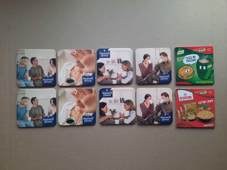 10 podkładek pod kubek z kawą/herbatą, szklankę, filiżankę miskę korek