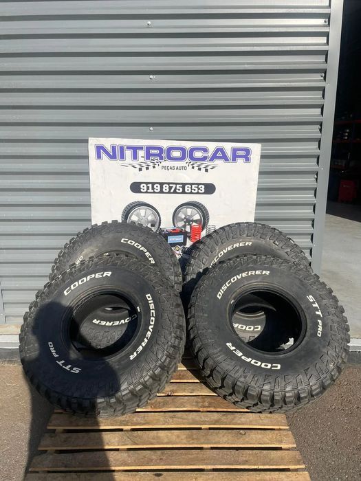 Pneus 35 x 12.50 x 15 cooper discoverer stt pro como novos99% de piso