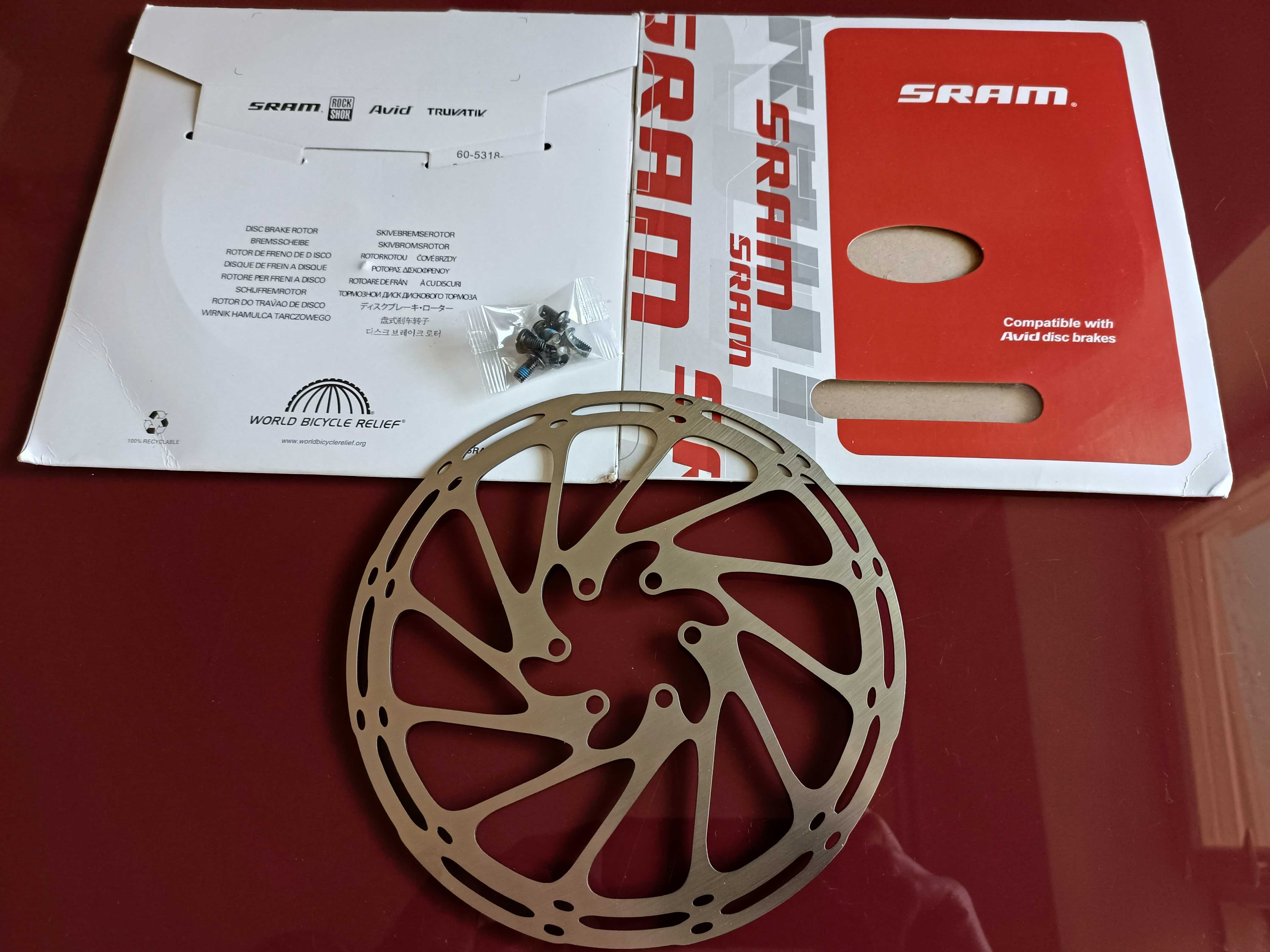 Ротор/Тормозной диск SRAM/SHIMANO 203/180мм