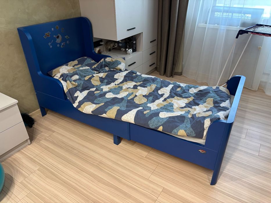 Дитяче ліжко ікеа ikea busunge росте / із дитиною