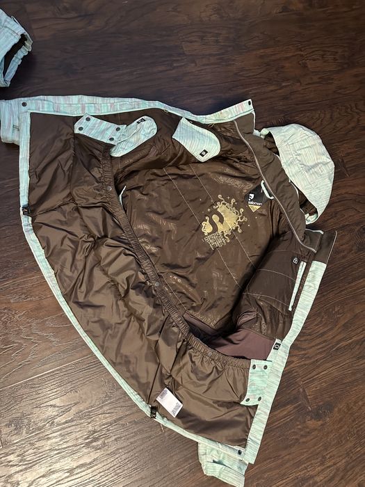 Salomon strój narciarski damski L kurtka i spodnie narciarskie