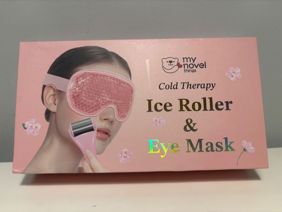 Nowy zestaw Cold Therapy – Ice Roller + żelowa maska na oczy