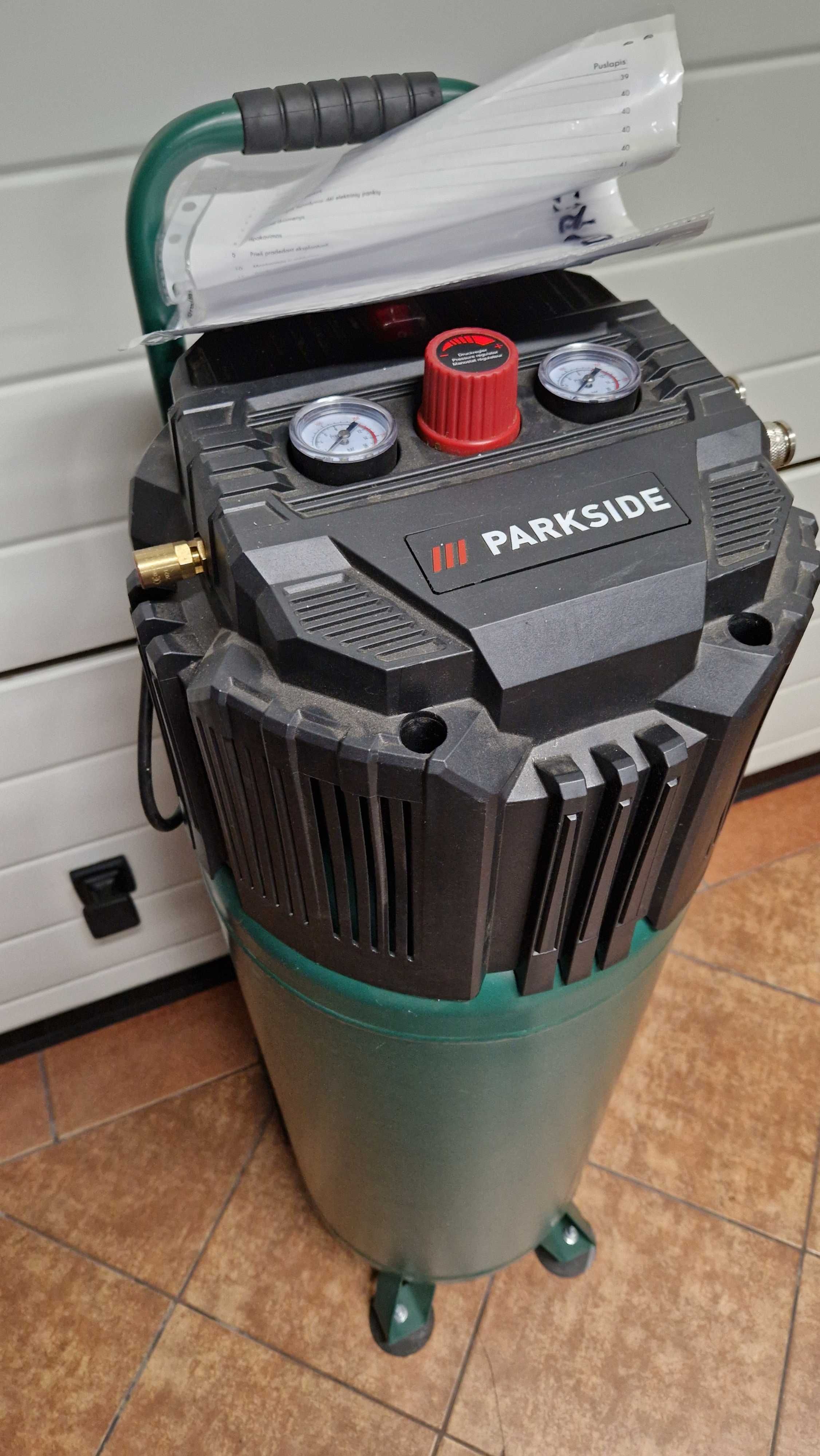 Sprężarka, kompresor PARKSIDE PVKO 50 C3/B2, 1500 W, pionowa - 2 szt.