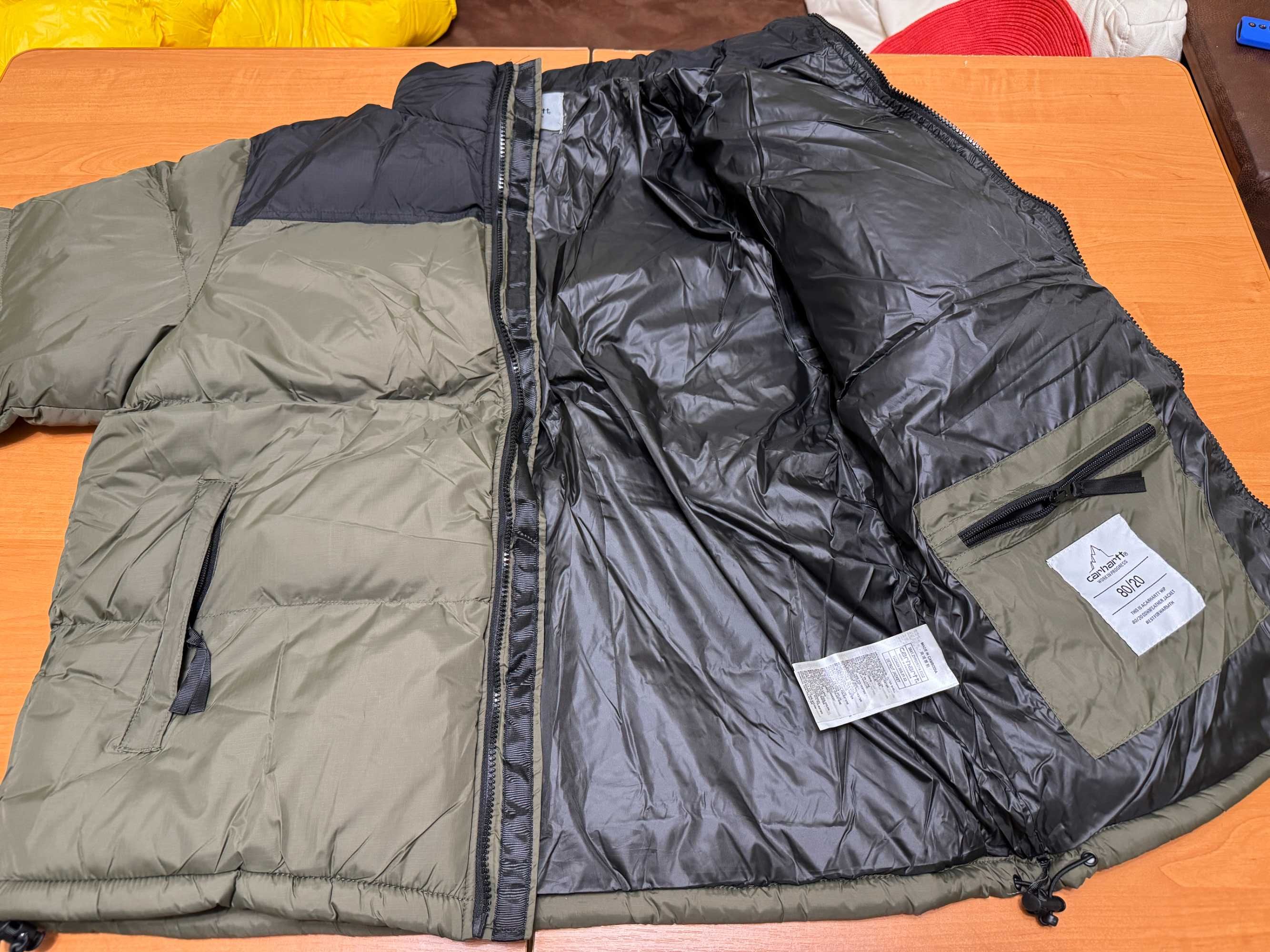Чоловіча зимова куртка пуховик Carhartt дуже теплий YKK фурнітура