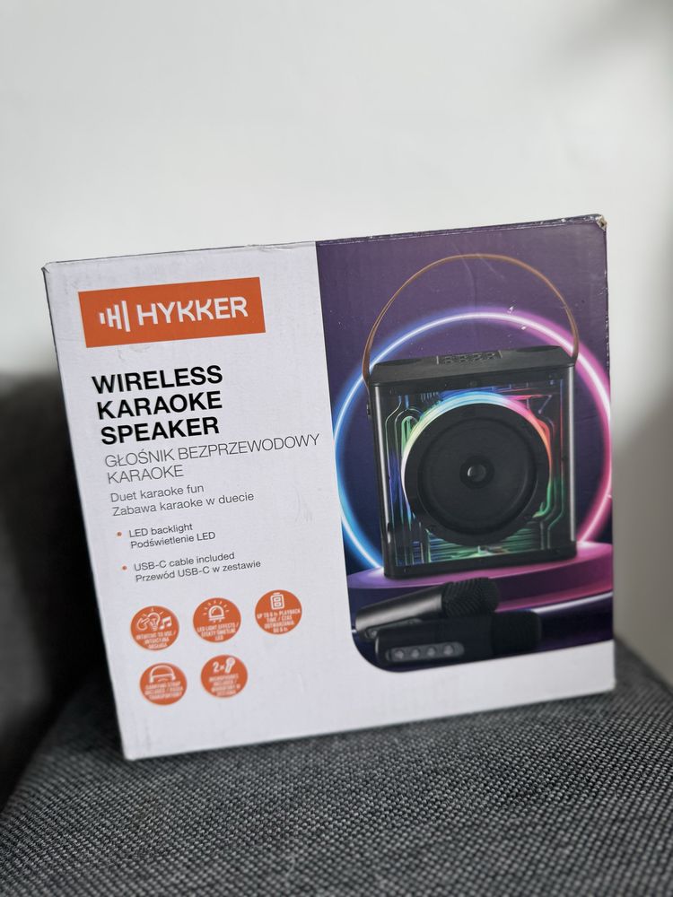 Nowy głośnik bezprzewodowy Hykker 240458-KS z KARAOKE