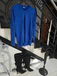 sweter kobaltowy L