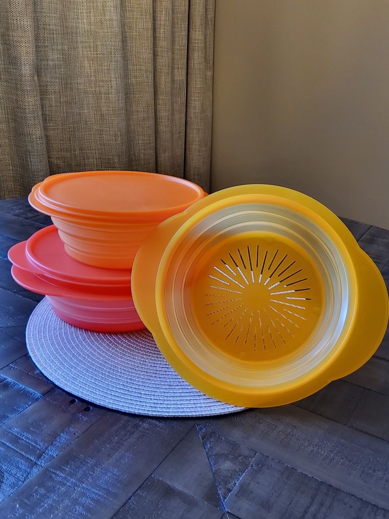 Tupperware, Контейнери Міні-Макс 2 л, 1,5 л, Друшляк Міні-Макс