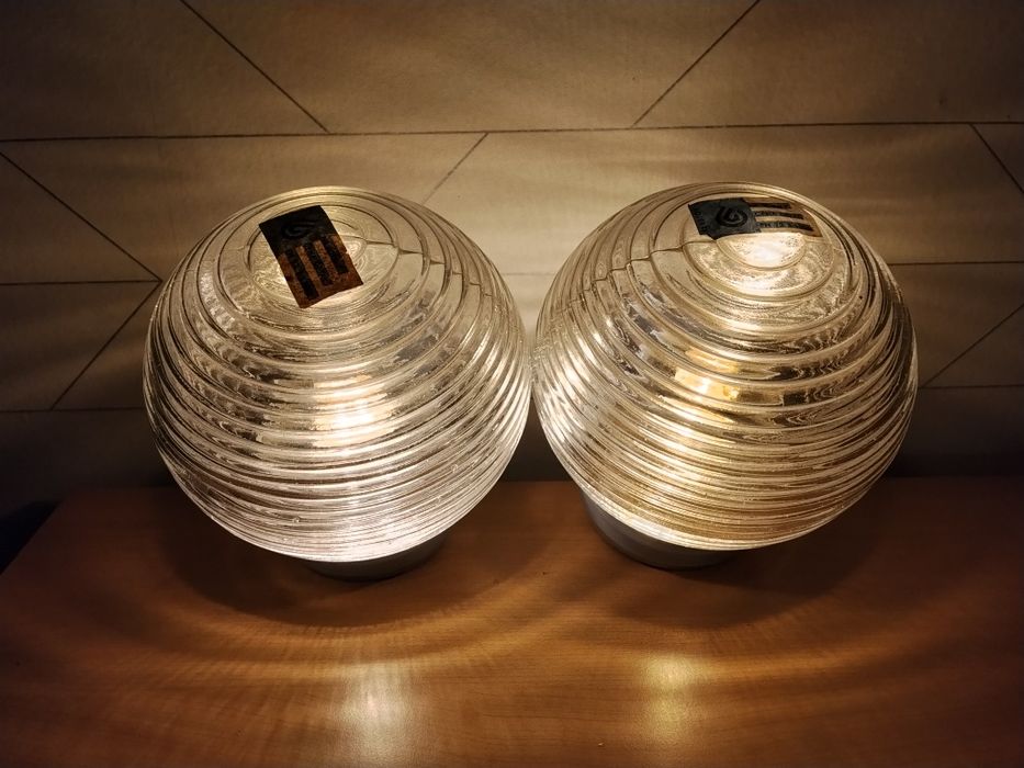 Unikat dwa kinkiety nowe POLAM Wilkasy huta szkła Białystok