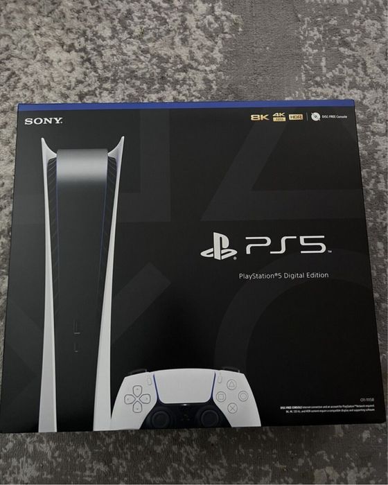 Playstation 5 digital 825GB com jogos e comandos