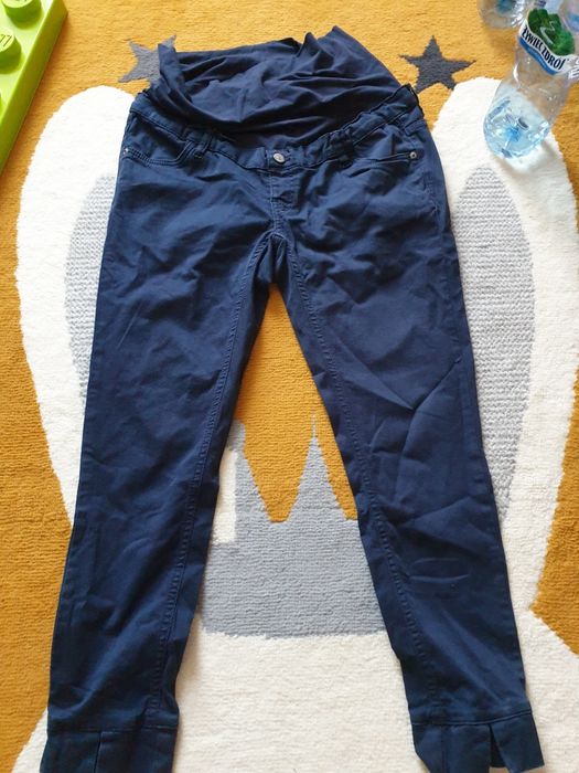 Spodnie ciążowe z materiału Esprit rozmiar 42