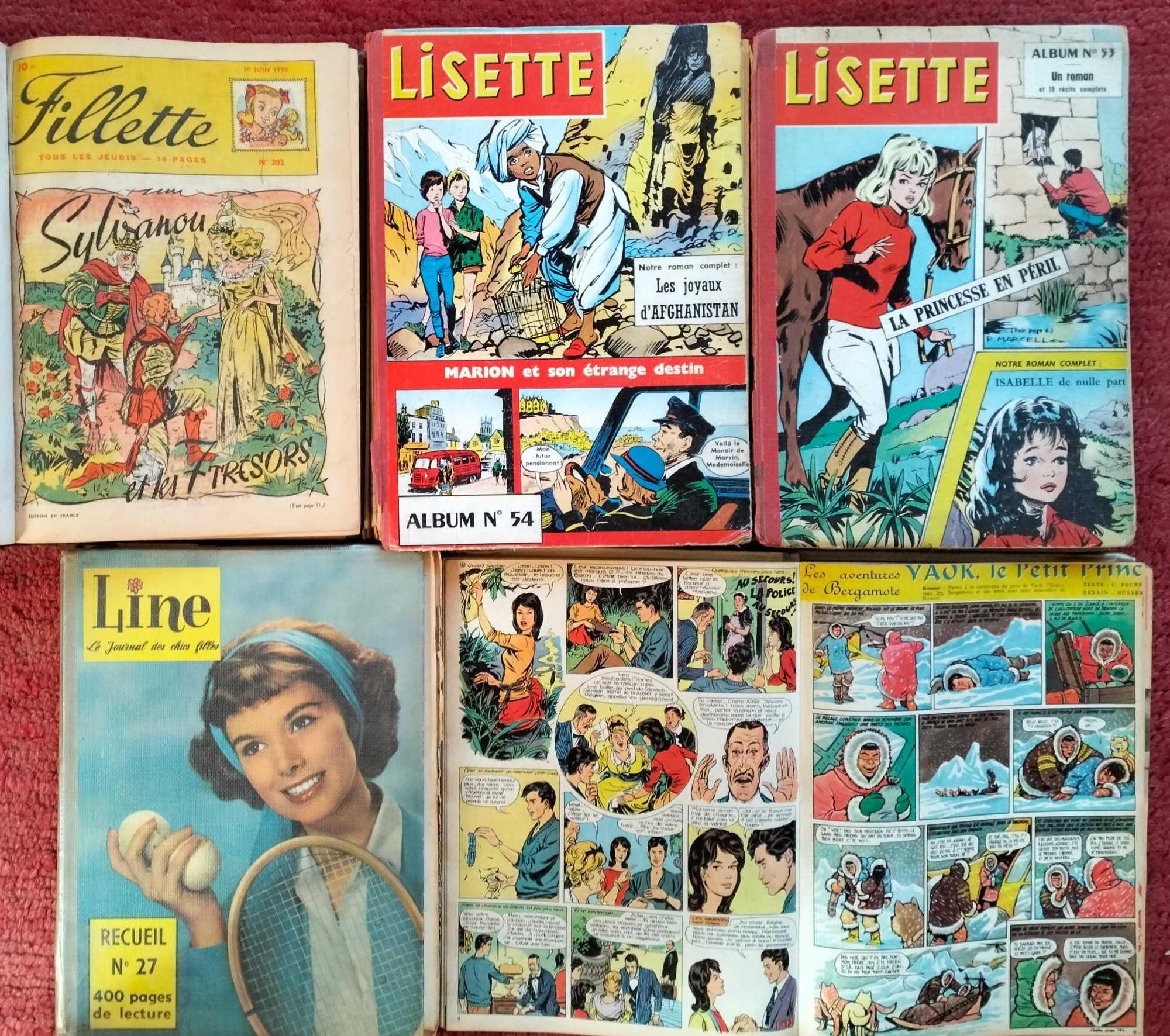 Fillette, Lisette e Line, BD (françês)