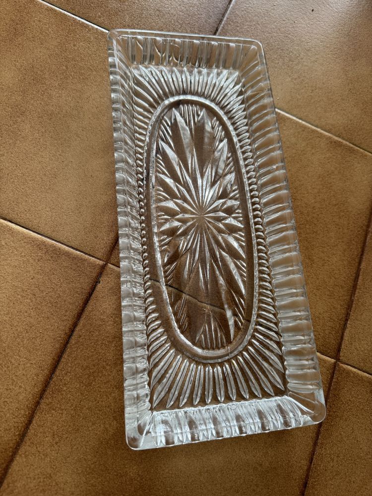 Travessa vidro pra tortas
