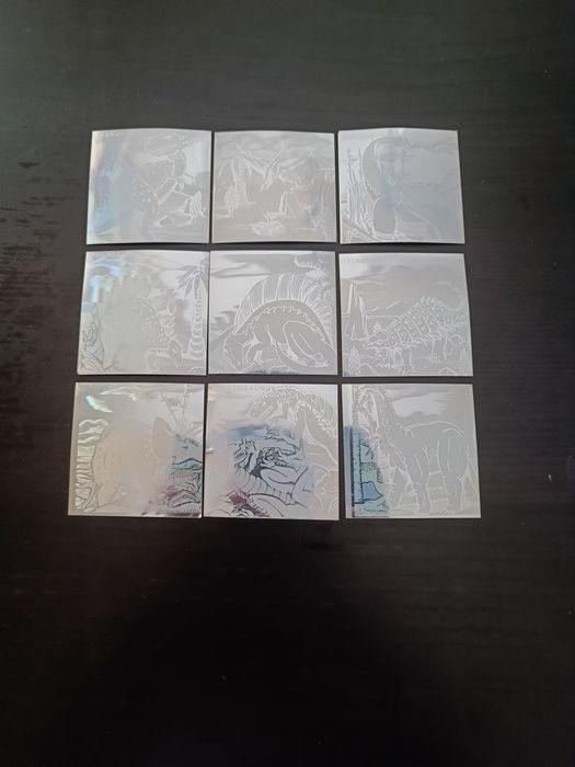 Set completo laser holo dinossauros