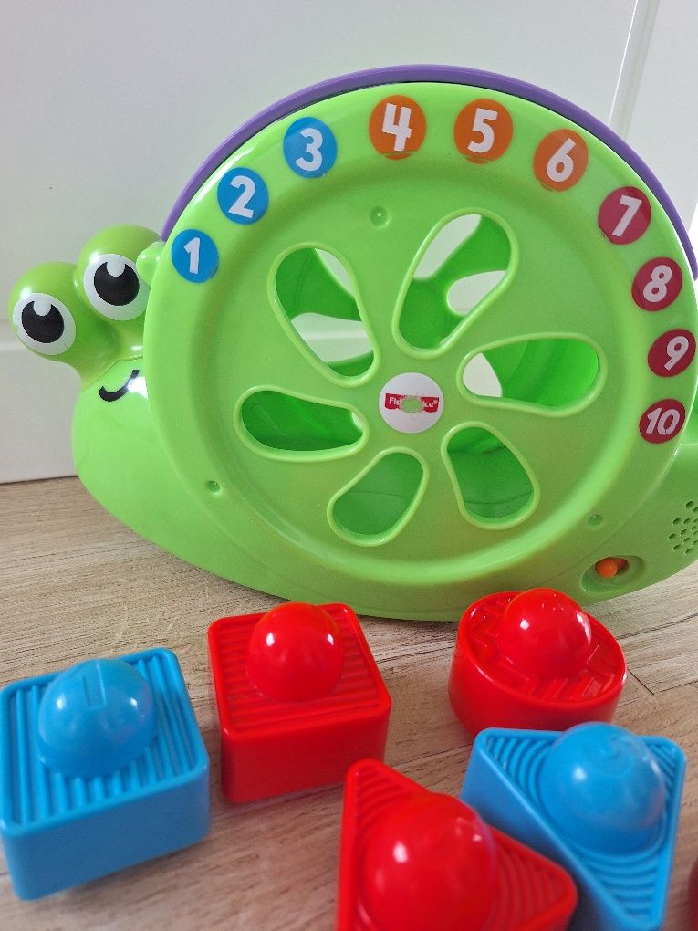 Sorter dla dziecka niemowlaka klocki sensoryczne fisher price