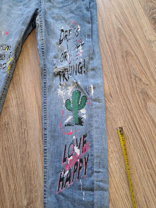 Spodnie jeansy rurki 36 s