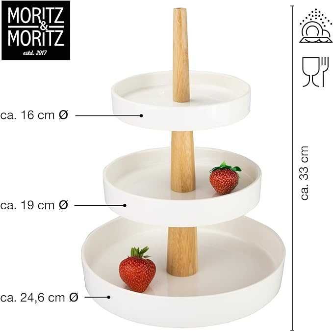 Nowa patera /3 poziomowa /porcelana Moritz&Moritz/miseczki/1807