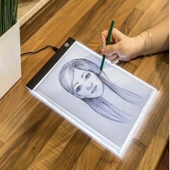 DESKA KREŚLARSKA tablet graficzny A4 kalka zestaw+ gratisy