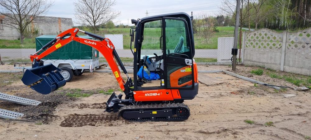 Minikoparka wynajem długoterminowy KUBOTA