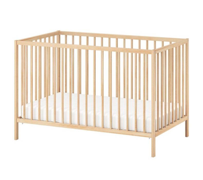 Дитяче ліжечко IKEA  SNIGLAR бук