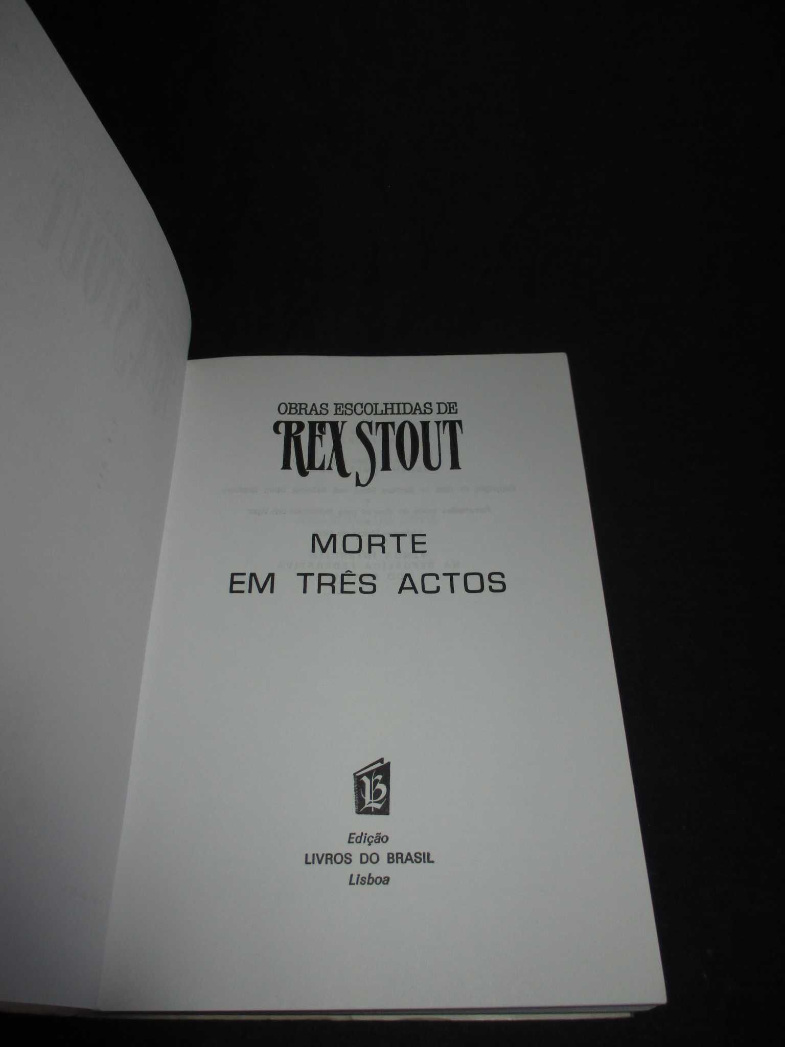 Livro Morte em três actos * Onde está a mãe? Rex Stout