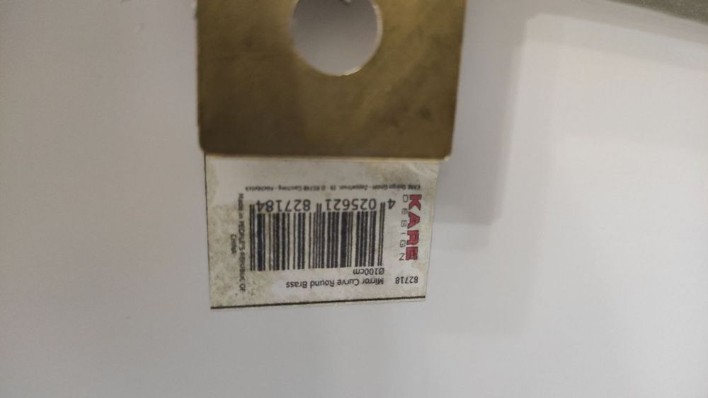 Дизайнерське кругле  дзеркало на стіну