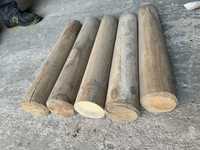 Palisada drewniana fi8,10 dl.40-50 impregnowana